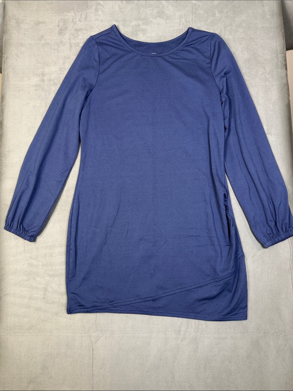 Carve Designs Navy Blue Long Sleeve Tunic Dress